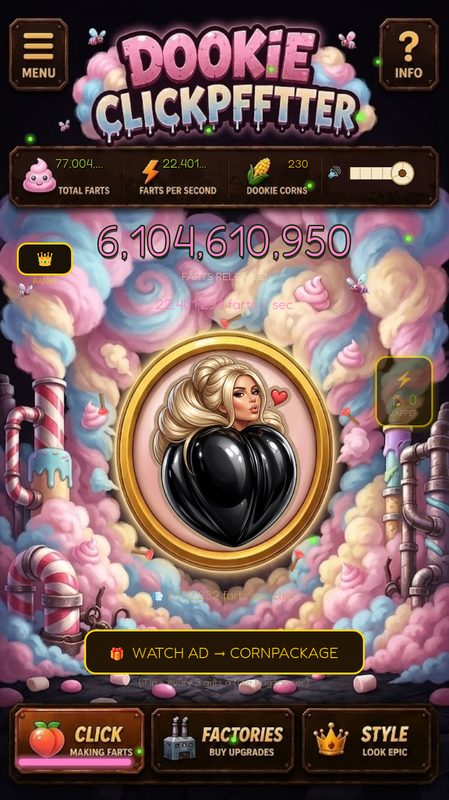 Latex clicker on candy theme